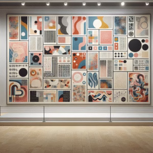 Abstract Art Gallery Wall Inspiration