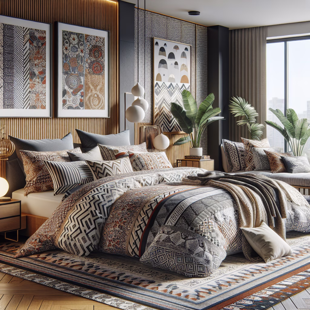 Bedding Boldly: Pattern Mixing Trends for 2025