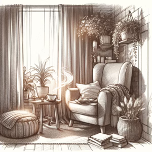 Cozy Reading Nook: Even in the Tiniest Space