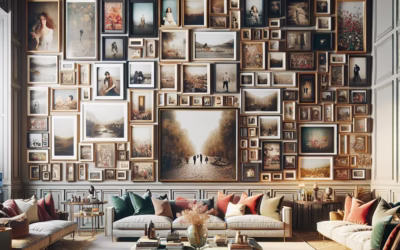 Eclectic Photo Gallery Wall Ideas For Living Rooms