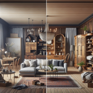 From Clutter to Cohesion: Blending Modern and Vintage Furniture