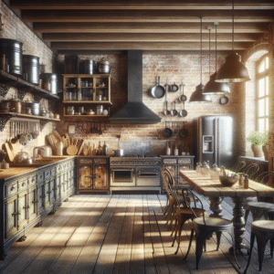 Kitchen with Character: How Vintage Industrial Decor Tells Your Culinary Story