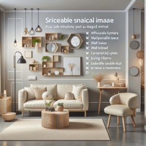 Minimalist Magic: Affordable Decor Tips for Small Living Areas