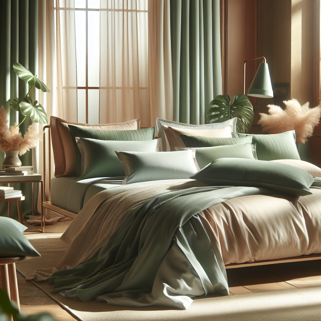 Minty Fresh: Pastel Green Bedding Trends for a Restful and Rejuvenating Sleep (Color-specific, highlights benefits)