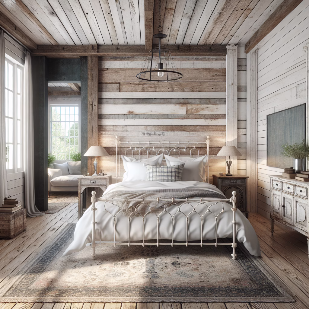 Modern Farmhouse Bedroom Makeover Inspiration