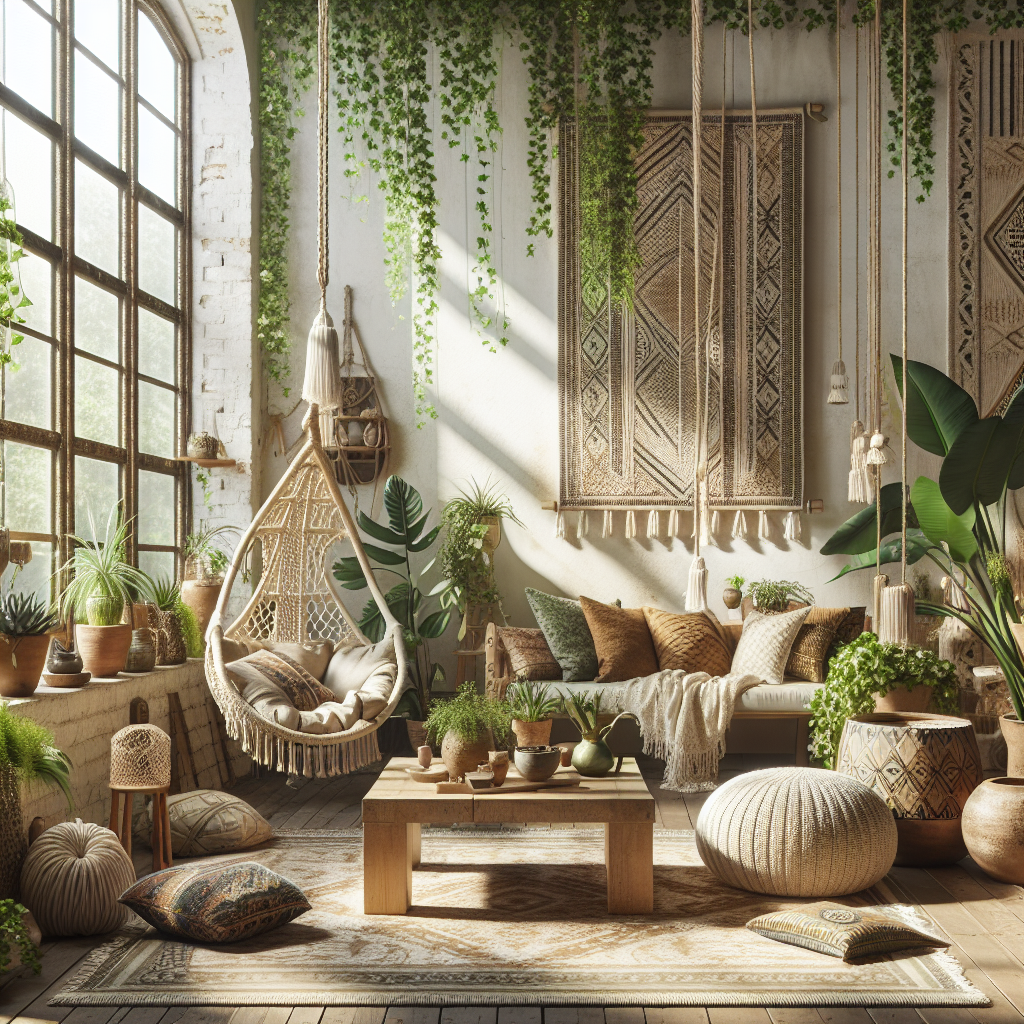 Nature’s Embrace: Bringing the Outdoors In with Boho Chic Decor