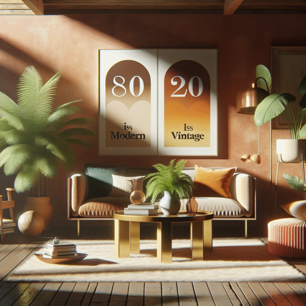 The 80/20 Rule for Mixing Modern and Vintage Furniture