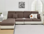 1 PC Sofa Seat Cover elastic jacquard Slipcover for Living Room easy to clean Couch Cover a pattern of stripes