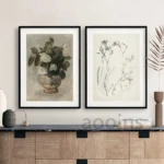 Moody Seascape Vintage Oil Painting Canvas Poster Neutral Coastal Gallery Wall Art Print Beach Landscape Pictures Nautical Decor - Image 4