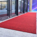 Can Be Cut Thin Doormat for Entrance Outdoor Indoor Striped Gray Kitchen Area Rugs Anti Slip Carpet for Hallway Door Floor Mats - Image 3