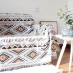 Plaid Blankets Knitted Nordic Sofa Towel Sofa Cover Full Blanket Striped Room Bedside Blanket for Home Decoration cobertor manta - Image 2