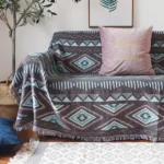Plaid Blankets Knitted Nordic Sofa Towel Sofa Cover Full Blanket Striped Room Bedside Blanket for Home Decoration cobertor manta - Image 3