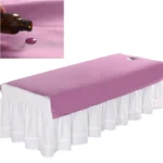 1pc Waterproof Oilproof Beauty Salon Bed Sheets, SPA Massage Bed Table Cover, Filmed Bedspread for Salon Barbershop with/no Hole - Image 2