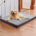 Large Orthopedic Dog Bed Kennel Memory Foam Waterproof Pet Bed with Removable Washable Cover Nonskid Bottom Joint Relief - Image 2