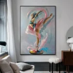 Fashion Ballet Dancer Canvas Painting Ballerina Printings Girls Posters Picture Figure Painting Wall Art Modern Home Decoration - Image 5