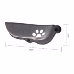 Cat Window Hammock With Strong Suction Cups Pet Kitty Hanging Sleeping Bed Storage For Pet Warm Ferret Cage Cat Shelf Seat Beds - Image 6