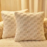 Plush Sofa Cushion Winter Nordic Anti-slip Cushion Back Cover Modern Simple Winter Leather Sofa Cover - Image 5