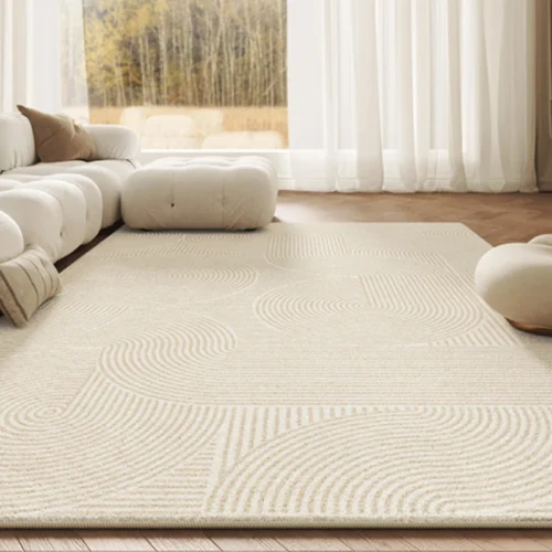 Luxurious Plush Area Rug - Soft, Washable Carpet for Living Spaces