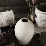 Vintage Charm Ceramic Vases - Handmade Elegance for Your Home
