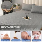 Waterproof Thicken Mattress Pad Protector Adjustable Fitted Sheets Bed Covers Anti-bacterial Pad for Bed 150x200 160x200 200x200 - Image 5