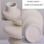 CAPRION Ceramic Vases Home Decor Nordic Room Modern Art Decoration Accessories Desktop Minimalism for Dried Flower Pampas Grass - Image 5