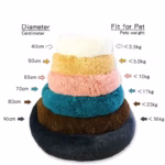 Plush Donut Cat Bed: Cozy, Washable Comfort for Pets - Image 6