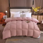 Home Comforter Winter Quilted Blanket Goose Down Duvet Quilt 100% Cotton Cover King Queen Blanket Size Twin Stitch Одеяло 이불 이불 - Image 3