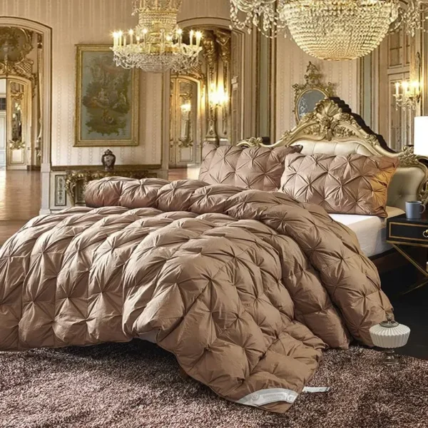 Duck Down Duvet bed velvet Comforter Queen King Feather Quilts winter Keep warm double bed duvet Quilt