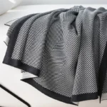 Nordic Style Acrylic Knitted Blanket Leisure Sofa Cover Blanket Air Conditioning Blanket Warm and Comfortable Home Blanket