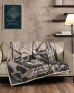 Woolen Blanket for Bedding and Sofa Air Conditioning and Nap Throw - Image 2