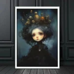 Gothic Dark College Style Evil Witchcraft Doll Canvas Print Skeleton Ghost Horror Posters Painting Wall Art Gallery Home Decor - Image 3