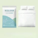 4 Pcs Disposable Bed Sheets King Size, Disposable Fitted Sheets Travel Bedding Cover for Hotel, Disposable Travel Sheet