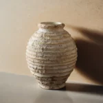 Rustic Elegance: Handmade Vintage Ceramic Vase for Your Home