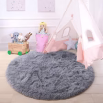 Plush Rugs Round Carpet For Living Room Sofa Foot Pad Fluffy Soft Kids Bedroom Cushion Balcony Hanging Basket Mat - Image 6