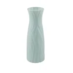 Plastic Flower Vase Imitation Ceramic Solid Color Flower Arrangement Container Living Room Decoration - Image 3