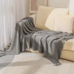 Cozy Knitted Throw Blanket - Soft, Stylish Sofa & Travel Essential - Image 6