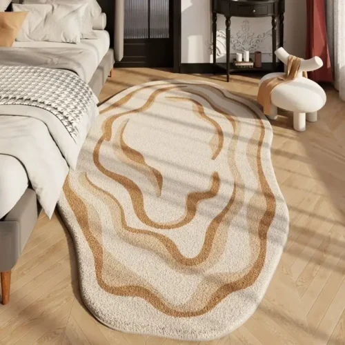 Luxurious Non-Slip Plush Floor Mat for Cozy Living Spaces