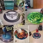 Vinyl Record Design Round Carpet Music CD Circle Children Play Mat Living Room Decoration Home Bedroom Sofa Hallway Area Rugs - Image 6