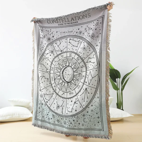 Tassel Sofa Throw Blanket Knitted Rugs Beach Towel Pet Mat Picnic Cloth Bedside Blankets Outdoor Bench Towel Bohemian Tapestry