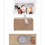 3 in 1 Photo Frame Instant Camera Acrylic LED Light 3 inch Picture Holder Photo Table for Fujifilm/Polaroid Desktop Decor - Image 6
