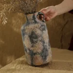 Home Decoration Ceramic Vase 25.8CM High Vintage Style Vases For Flowers Ceramics & Pottery Flower Bottle - Image 5