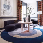 Nordic Style Rugs for Bedroom Light Luxury Living Room Decoration Round Carpet Home Fluffy Soft Rug Thick Plush Lounge Floor Mat