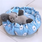 Drawstring Creative Soft Warm Nest Dual-Use Adjustable Pet Bed Nest Bed Pet Cushion For Cats Puppies Pet Supplies - Image 2