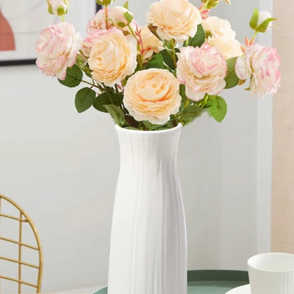 Home ins wind plastic vase living room fall-resistant simulation vase decoration Creative simple vase A model one