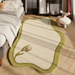 Luxurious Non-Slip Plush Floor Mat for Cozy Living Spaces - Image 3