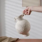 OasinNordic Ceramics Vase Amphoras Porcelain Table Center Handmade Flower Home Design Living Room Centerpieces Art Decoration - Image 6