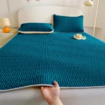 Soft Latex Mattress Cover Summer Mat Anti-baterial Non-Slip Bedspreads Air-conditioning Mattress Quilted Protector Bed Cover - Image 5