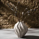 OasinNordic Irregular Ceramic Vase for Pampas Grass Home Bedroom Living Room Table Centerpiece Decoration Accessories Desk - Image 2
