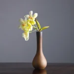 Chinese Retro Zen Vase for Tabletop Decoration, Ceramic Flower Insert, Small Vase, Hydroponic Flower Device, Tabletop Decoration - Image 4