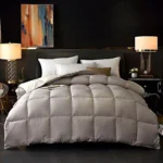 95% Goose Down Duck Duvet Quilted Warm Comfortable Cotton Quilt King Queen Full Size Hotel Duvet Comforter Winter Throw Blanket - Image 4